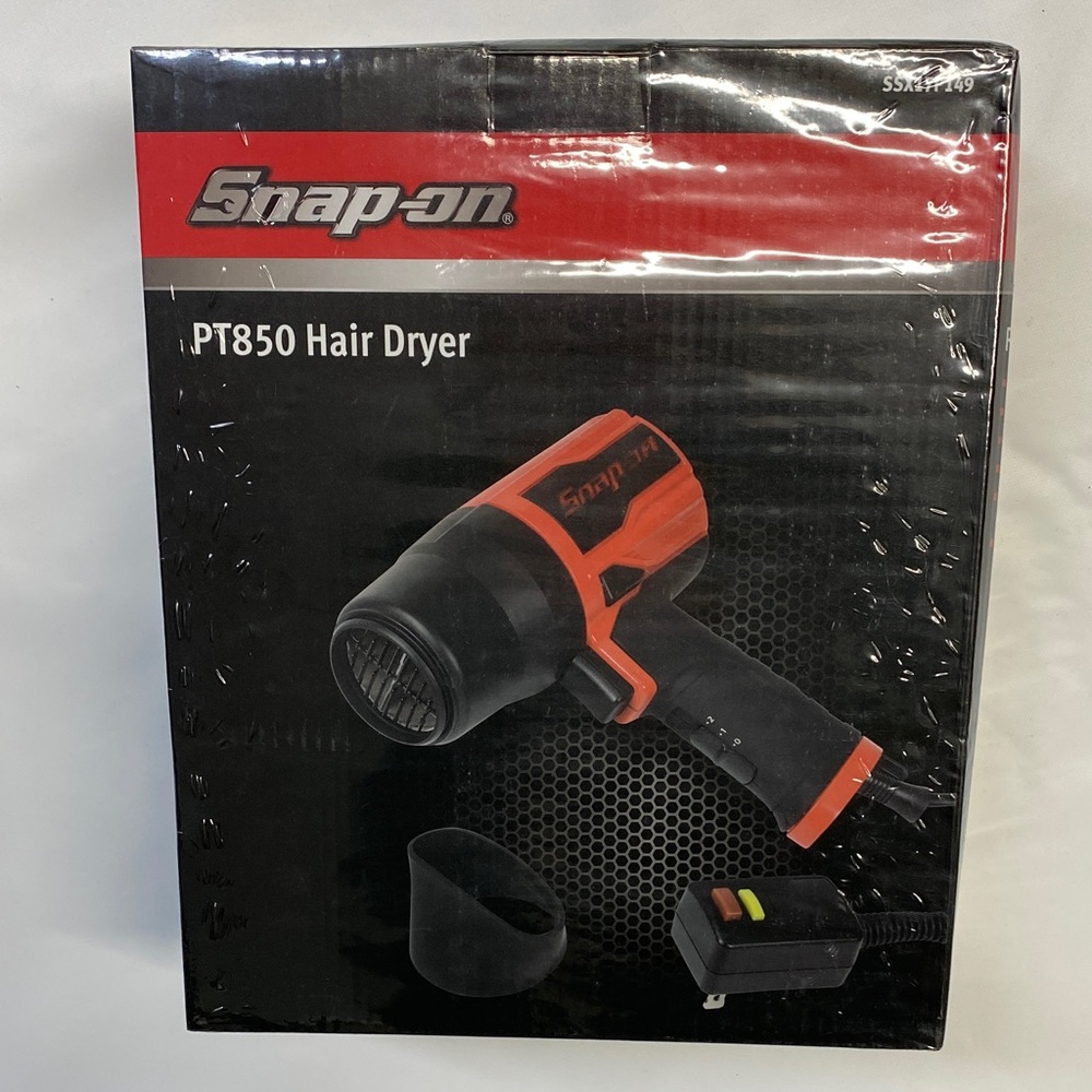 Snap-on PT850 Hair Dryer - Black and Orange